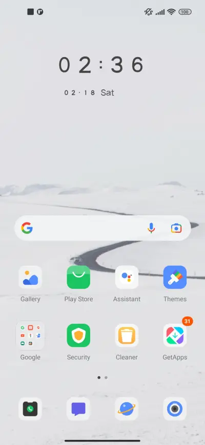 Simple Snowy Road - Screenshot 2