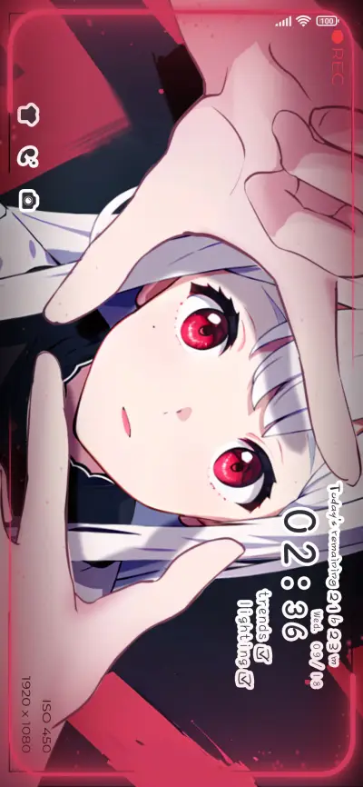 Girl photo gesture - Screenshot 2