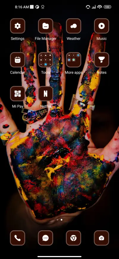 Holi hand - Screenshot 3