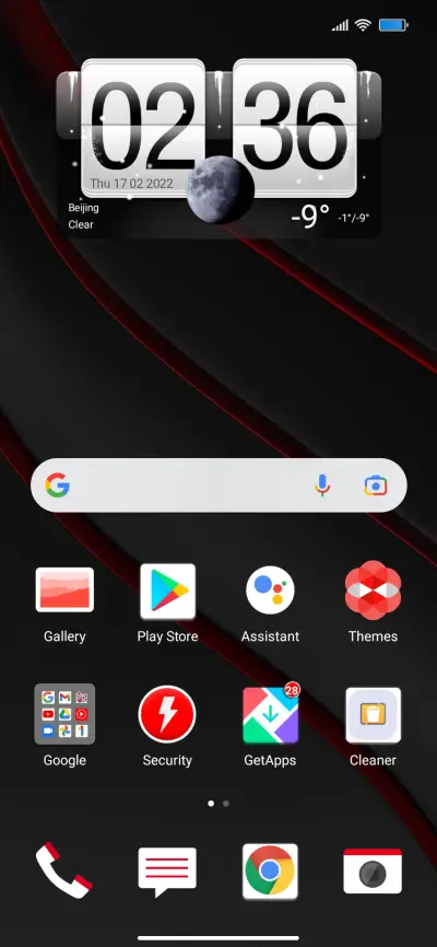 HTC Dark Red - Screenshot 2