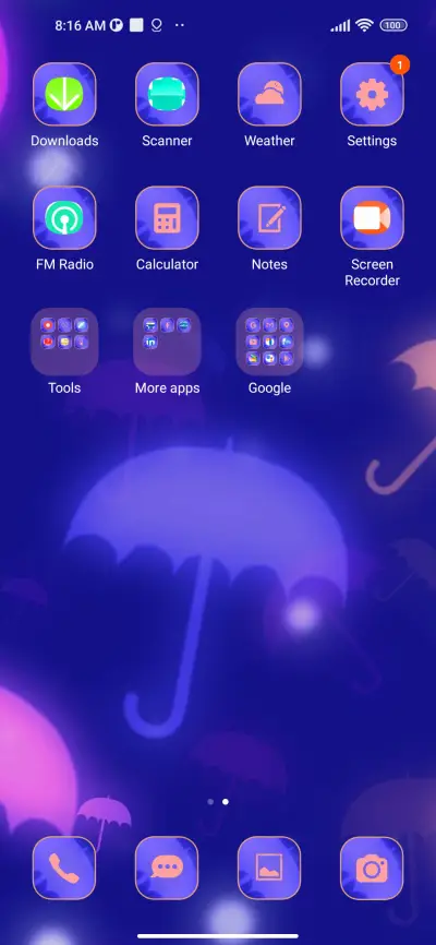 neon umbrella - Screenshot 3
