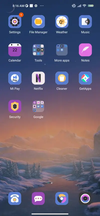 Sunset glacier - Screenshot 3