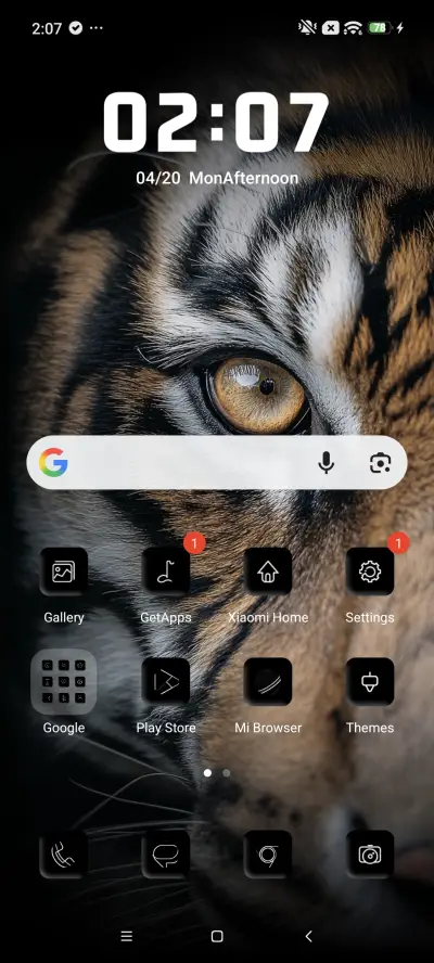 Tiger Phone - Screenshot 2