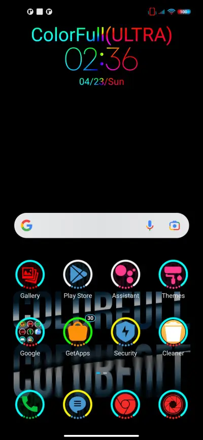 ColorfullClock - Screenshot 3