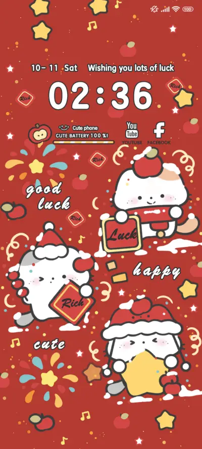 Spring Lucky Cat - Screenshot 2