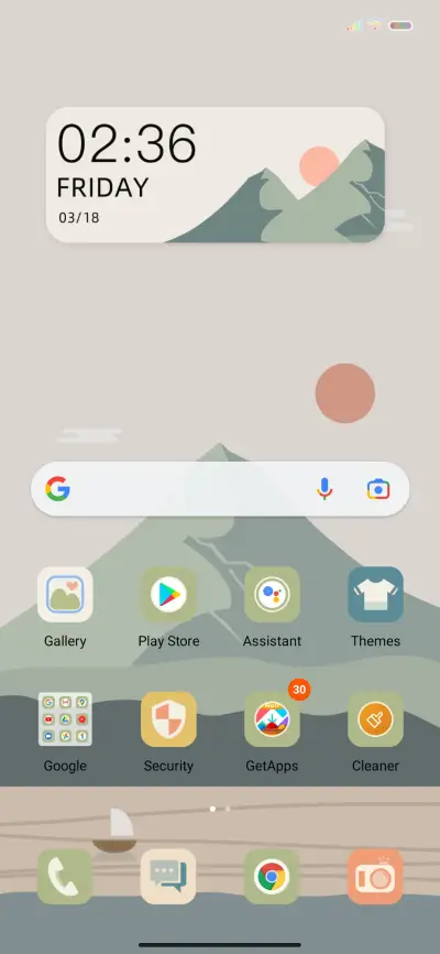 Android S - Screenshot 2