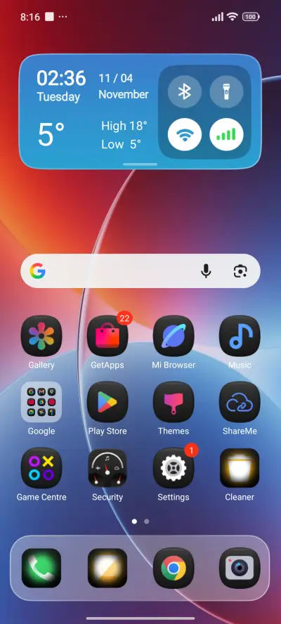UI 8.1 - Screenshot 2