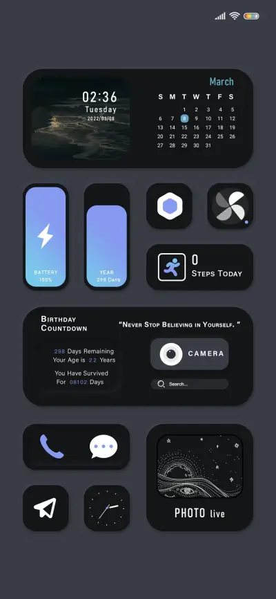 Dark [Simple] - Screenshot 1