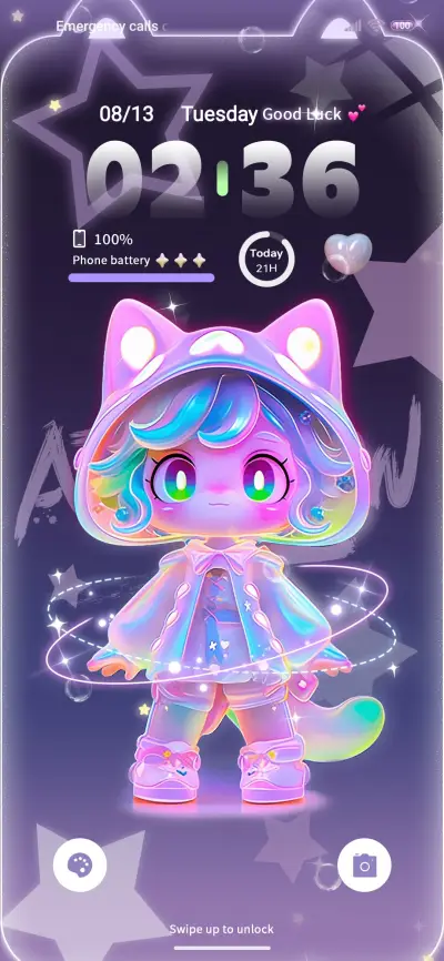 Crystal Cat Girl - Screenshot 2