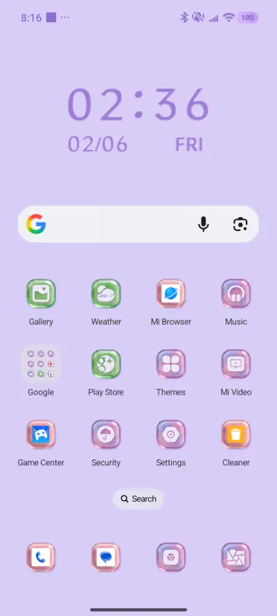 Purple glass - Screenshot 2