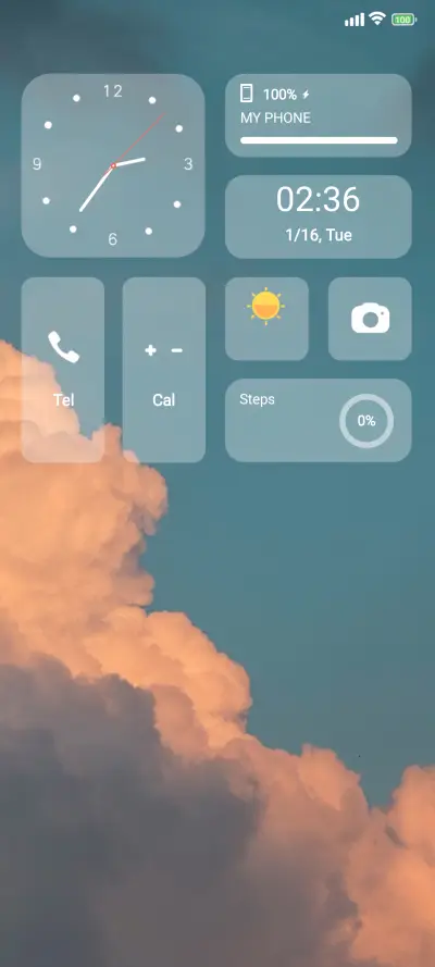 sky widget