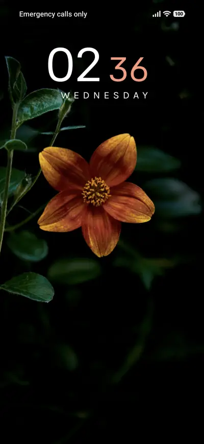Amber Bloom THEME for Xiaomi MIUI HyperOS