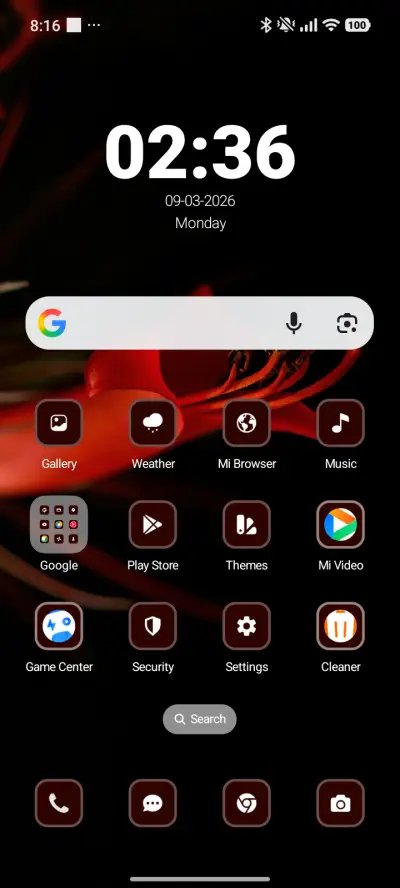 Amoled Red - Screenshot 2