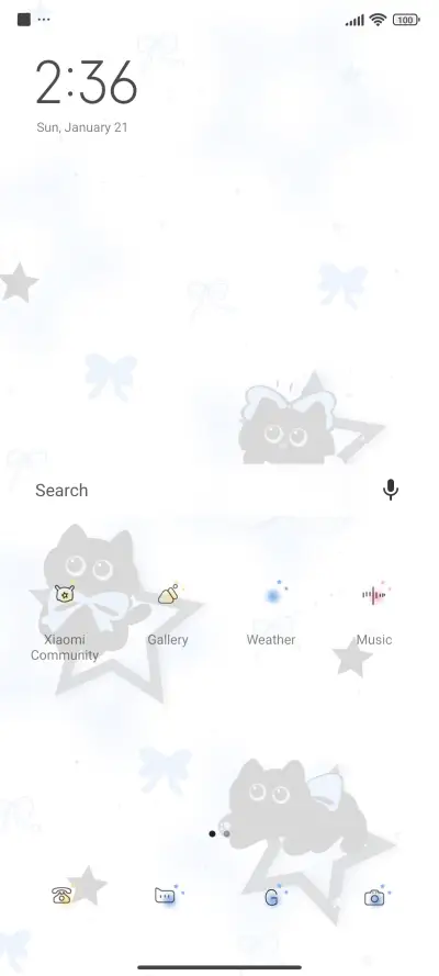 Starry cat - Screenshot 2