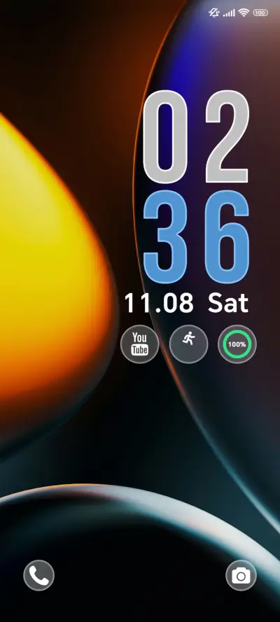 Warm Orb Glow THEME for Xiaomi MIUI HyperOS