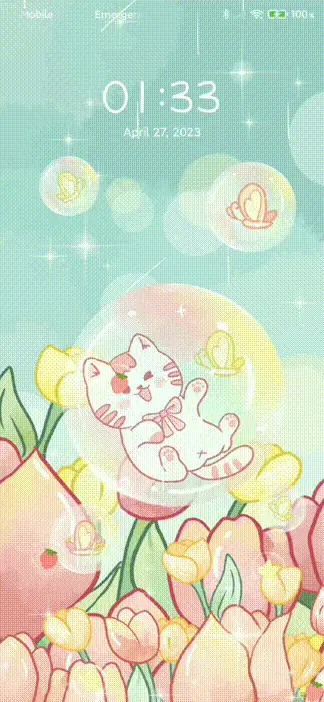 Bubble cat - Screenshot 1