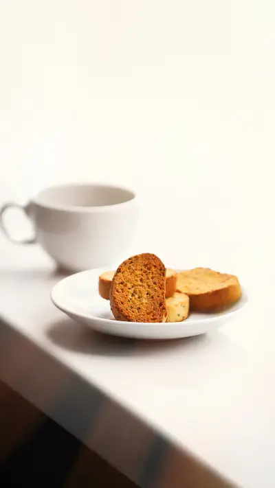 Breakfast of crackers and coffee on the windowsill - Screenshot 1