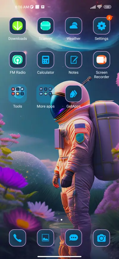 pastel astronaut - Screenshot 3