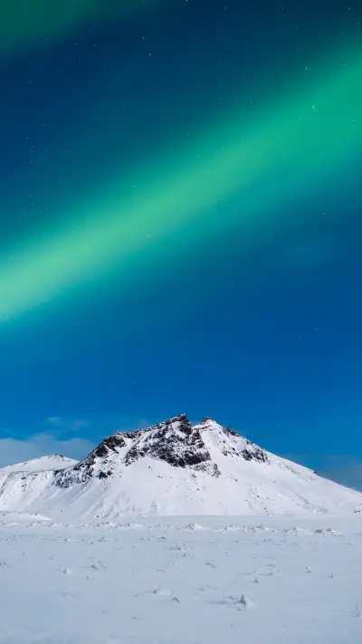 Northern lights and clear skies