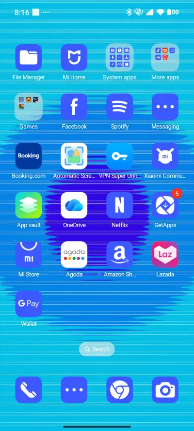 Flat Blue - Screenshot 2