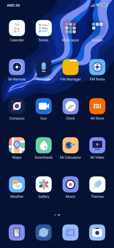Blue Ui - Screenshot 3