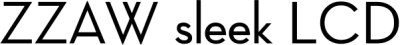ZZAW sleek LCD FONT for Xiaomi MIUI HyperOS