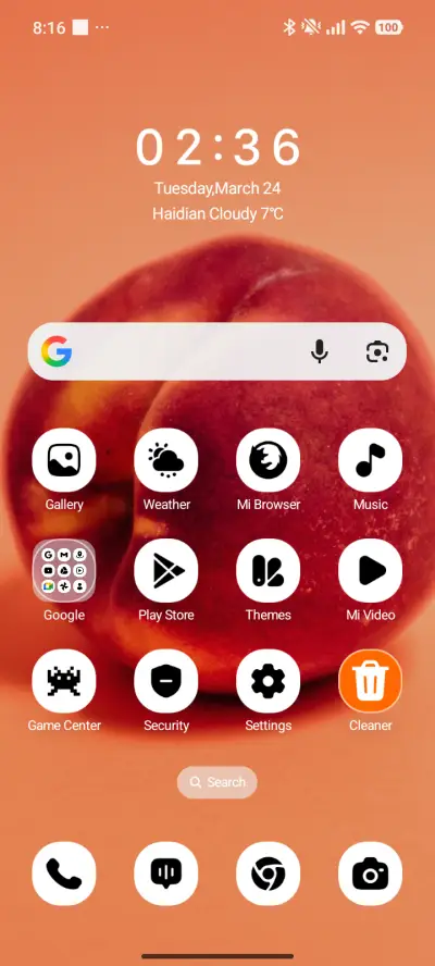 Red Minimal - Screenshot 2