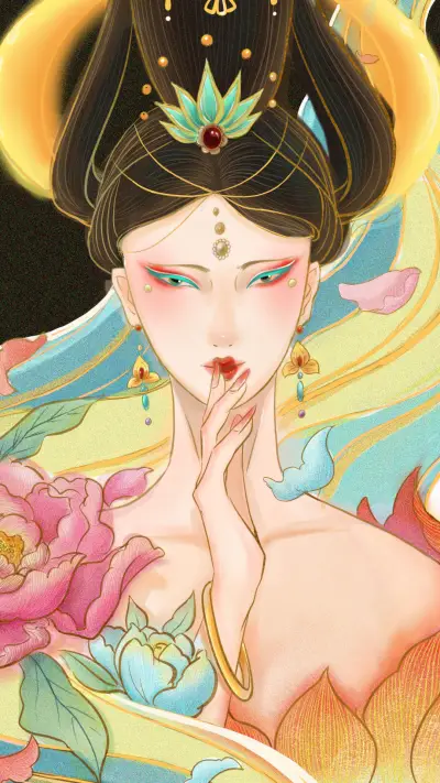 Graceful Girl from Dunhuang