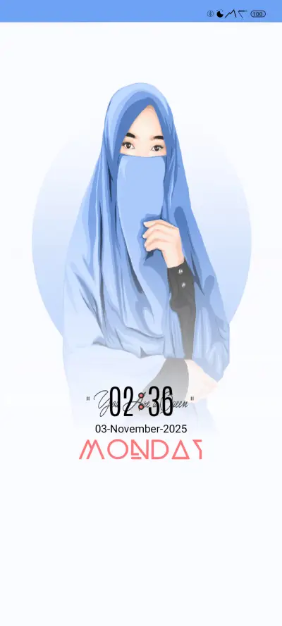 JILBAB BIRU