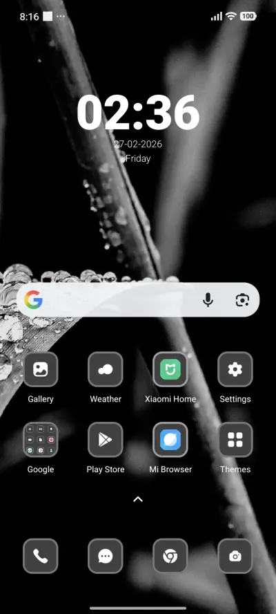 Grayscale Drops - Screenshot 2