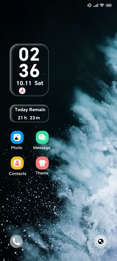 Blue Flame Wave - Screenshot 1