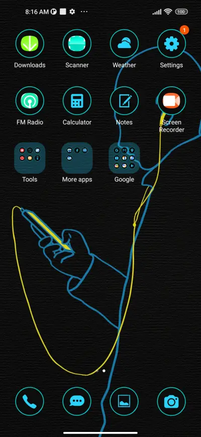 Neon ipod - Screenshot 3