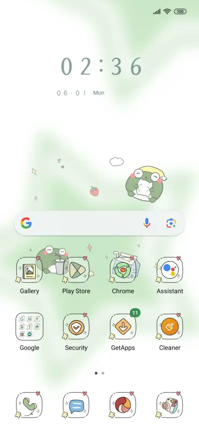 Cute croaker frog - Screenshot 2