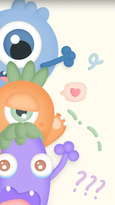 Collection of ugly monsters