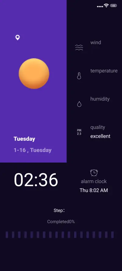 Simple Purple UI