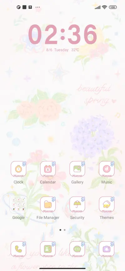 Pink Flowers - Screenshot 2