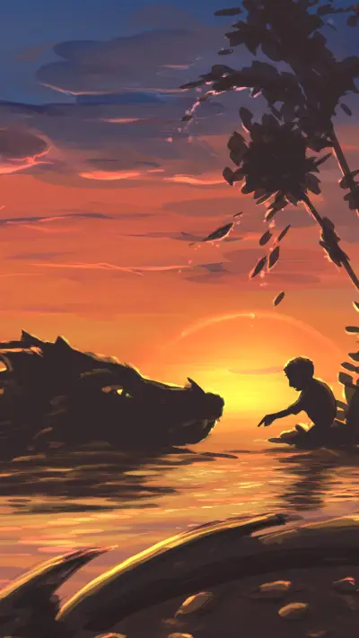 Sunset illustration - Screenshot 1
