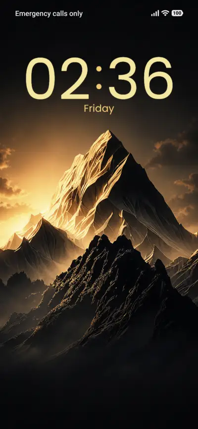 Fire 🌅 Mountains THEME for Xiaomi MIUI HyperOS