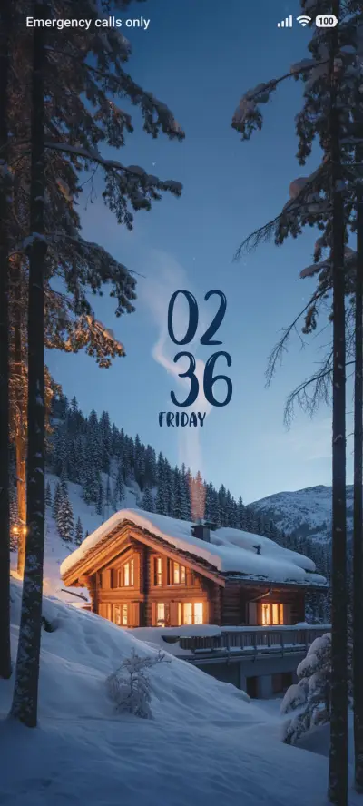 Snowy Home THEME for Xiaomi MIUI HyperOS