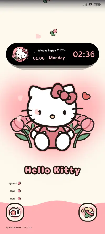 Hello Kitty tulips - Screenshot 1