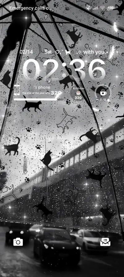 Kitten Umbrella - Screenshot 1