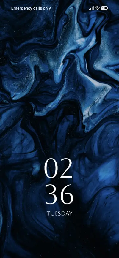 Blue Liquid THEME for Xiaomi MIUI HyperOS