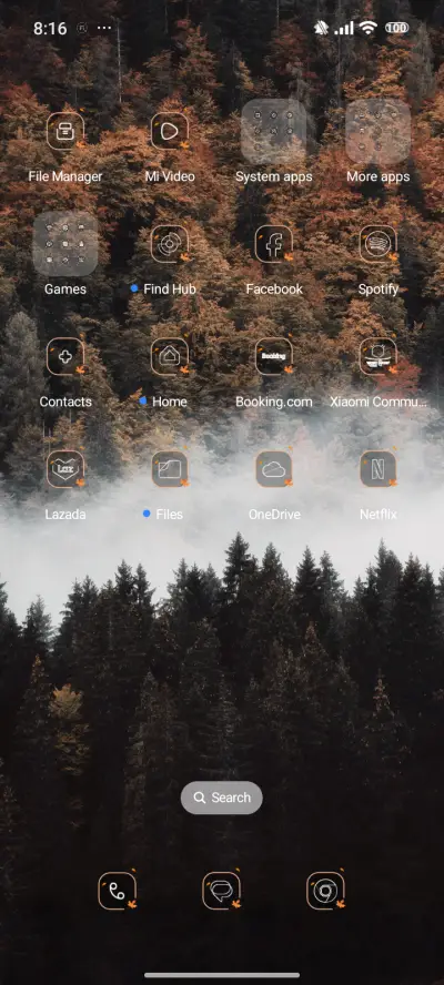 Autumn pine forest - Screenshot 3