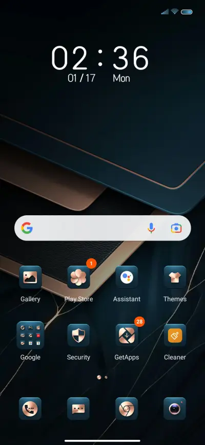 Business blue - Screenshot 2
