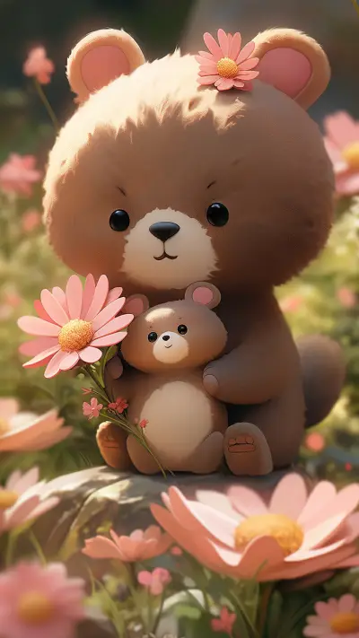 3D flower bear-Desity