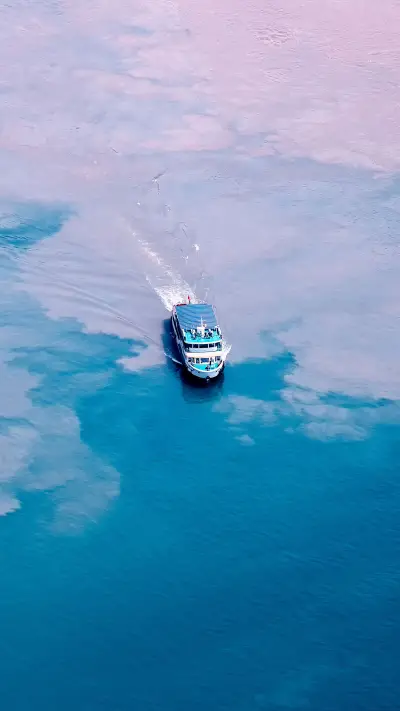 Dancing with the beautiful scenery