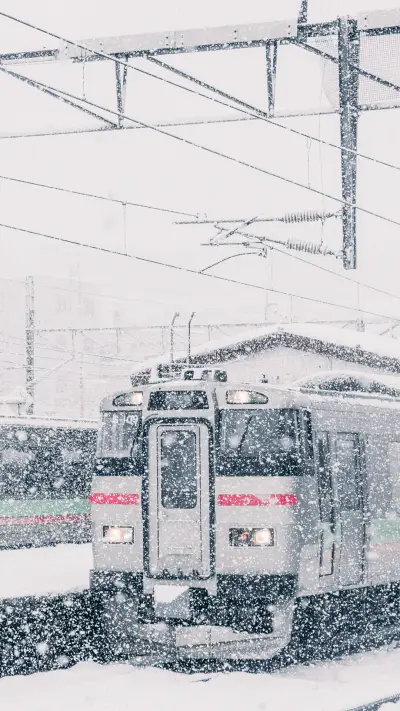 Winter Snow Small樽 Station Train