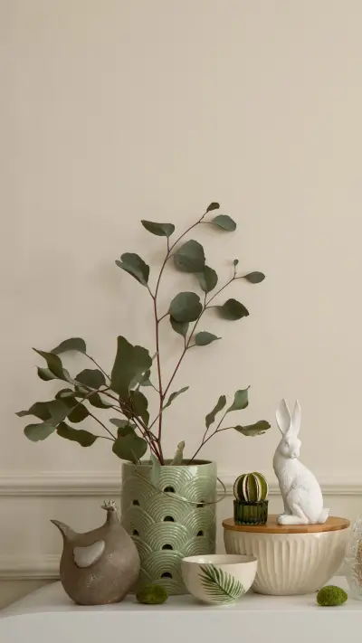 Green plants with a strong atmosphere