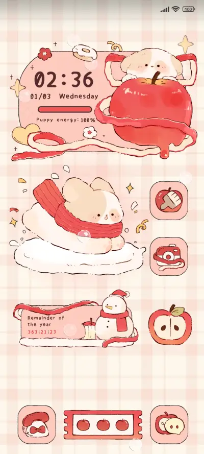 Apple puppy
