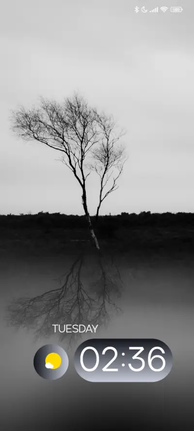 Grayscale Tree
